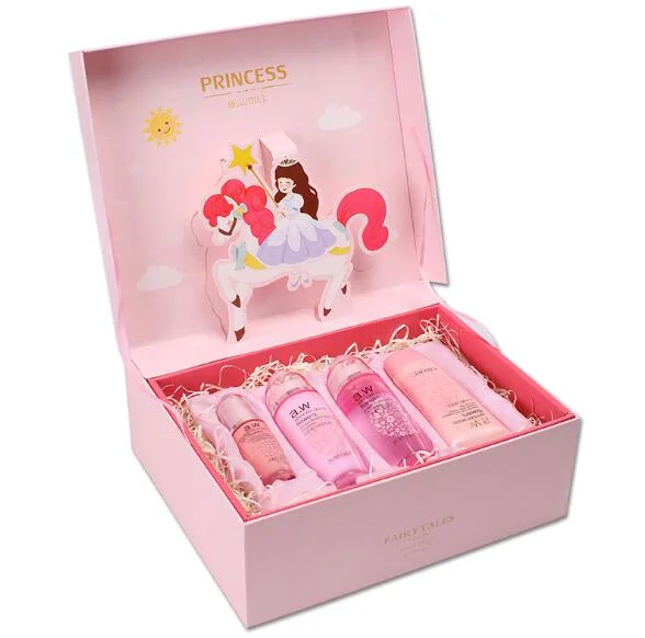 Customized Prince Make-up Product Paper Gift Box with Paper Bag