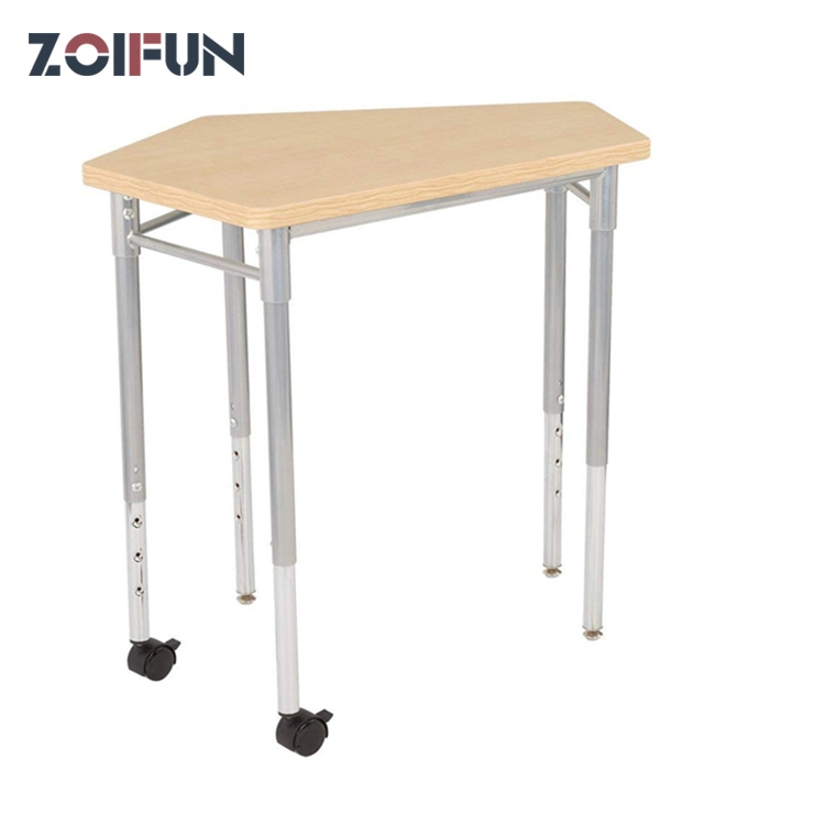 Active Demand Good Market Furniture Sets; School Student Study Removable Portable Mobile Wood Iron School Desks