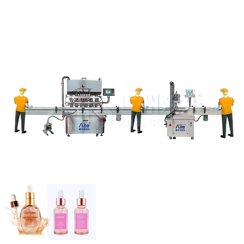 Automatic Magnetic Pump Liquid Bottles Water Filler Essential Oil Perfume Filling Machine