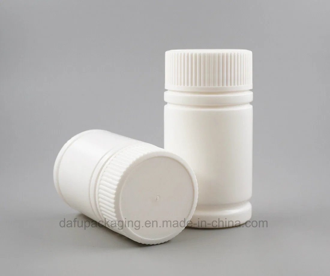 60ml HDPE Plastic Packaging Pill Capsule Tablet Bottle with Cap