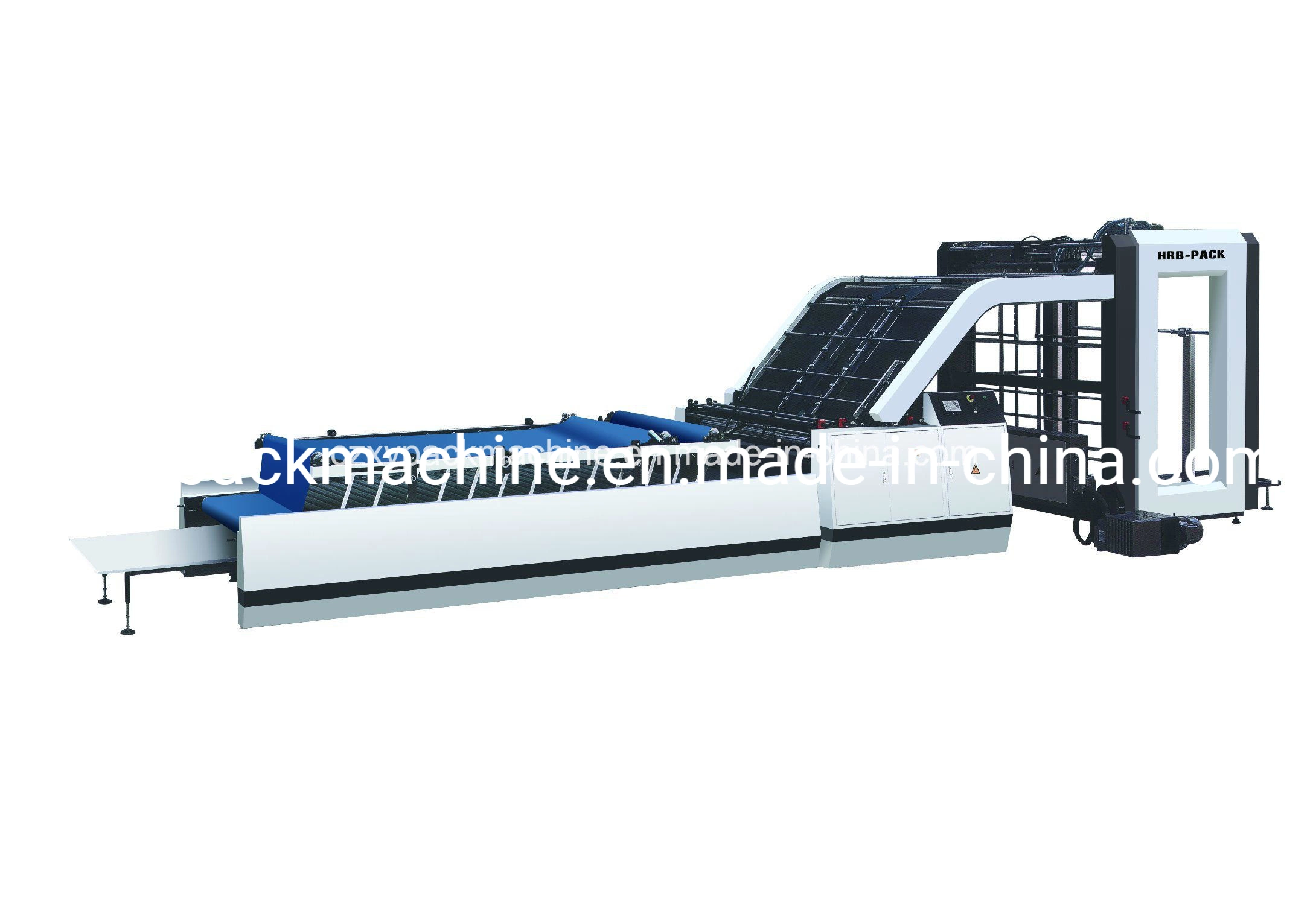 Automatic Flute Laminating Corrugated Cardboard Carton Box Making Machine