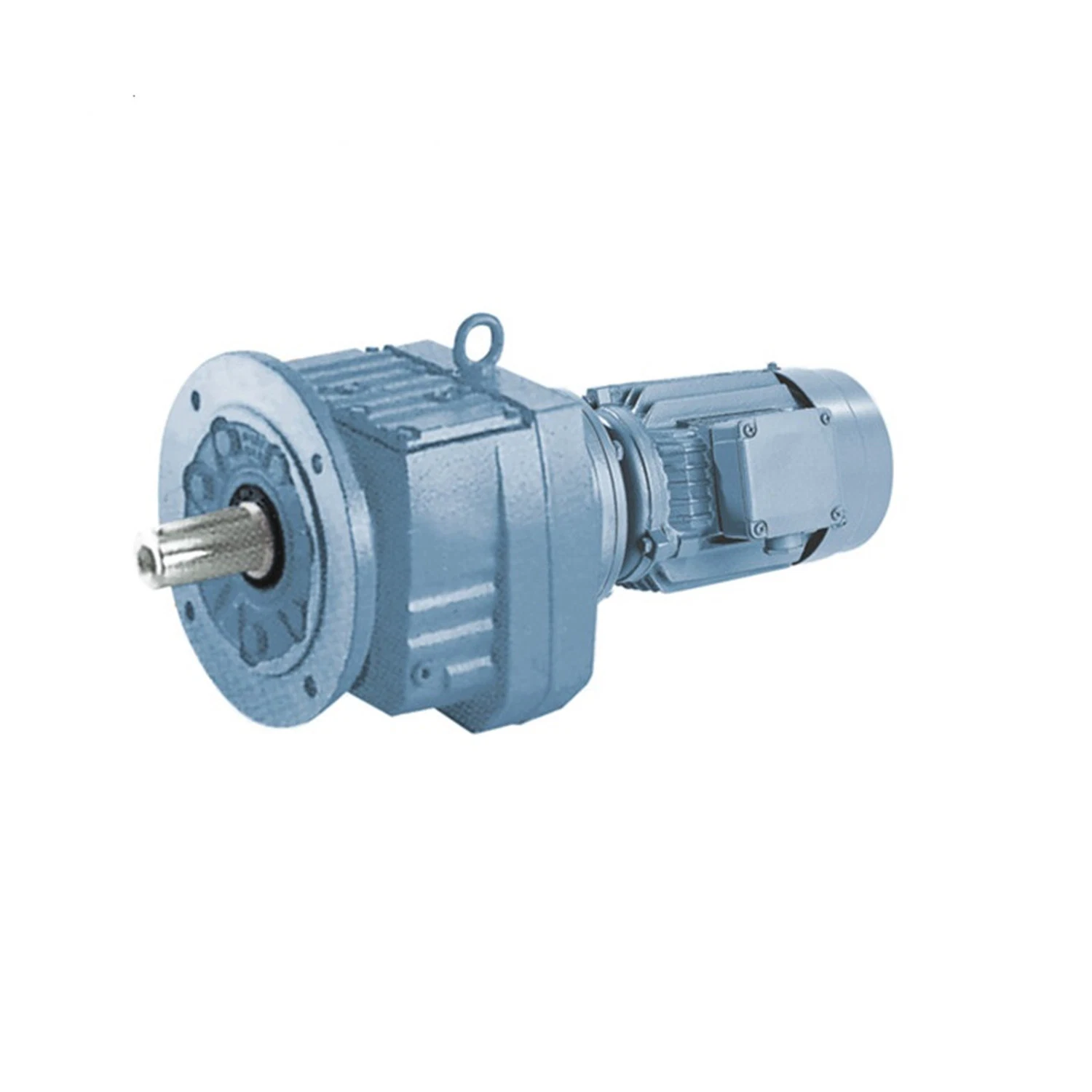 Inline Shaft Helical Gear Reducer AC Geared Motor for Conveyor Transmission