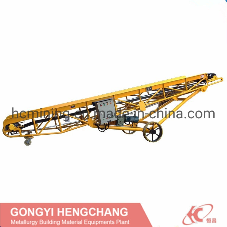 Mining Indsutrial Steel Gold Ore Stone Pebble Rubber Belt Conveyor