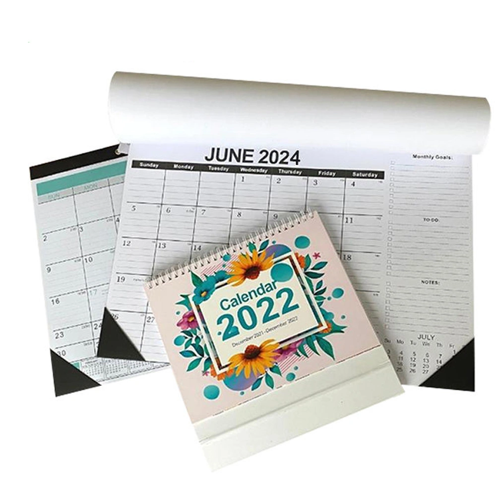 Personalización de fábrica Offset Precio de fábrica Escritorio impresión de calendario