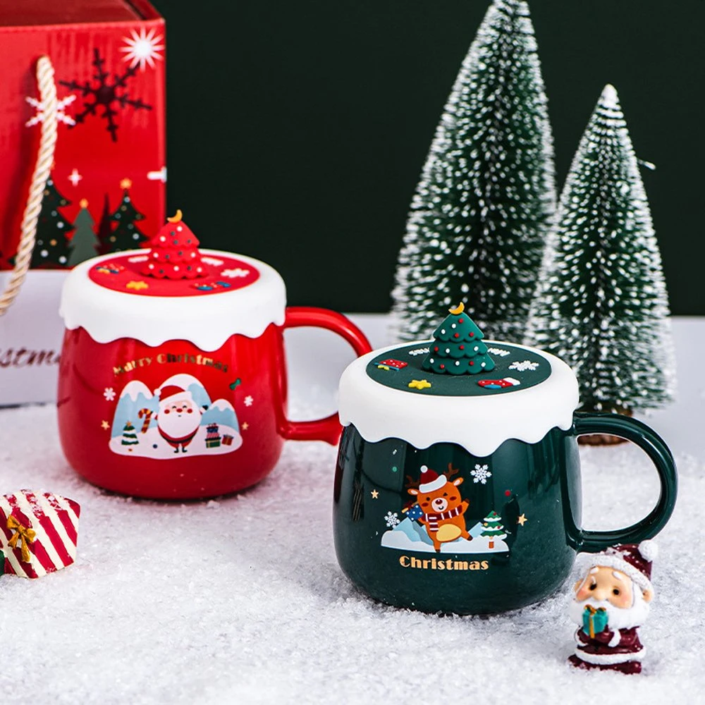 Creative Cartoon Ceramic Mug Christmas Gift Mug