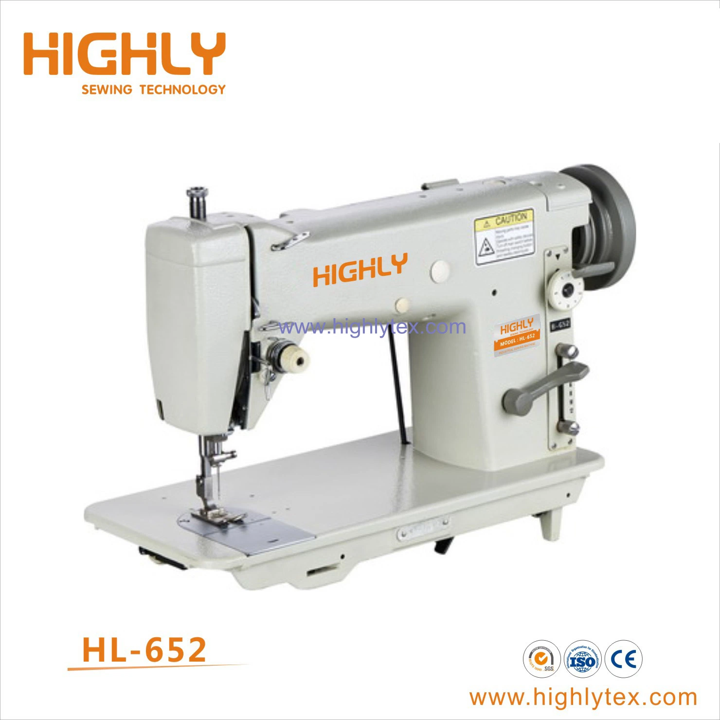 Hl-1530-12 Double Presser Foot Top and Bottom Feed Leather Zigzag Sewing Machine