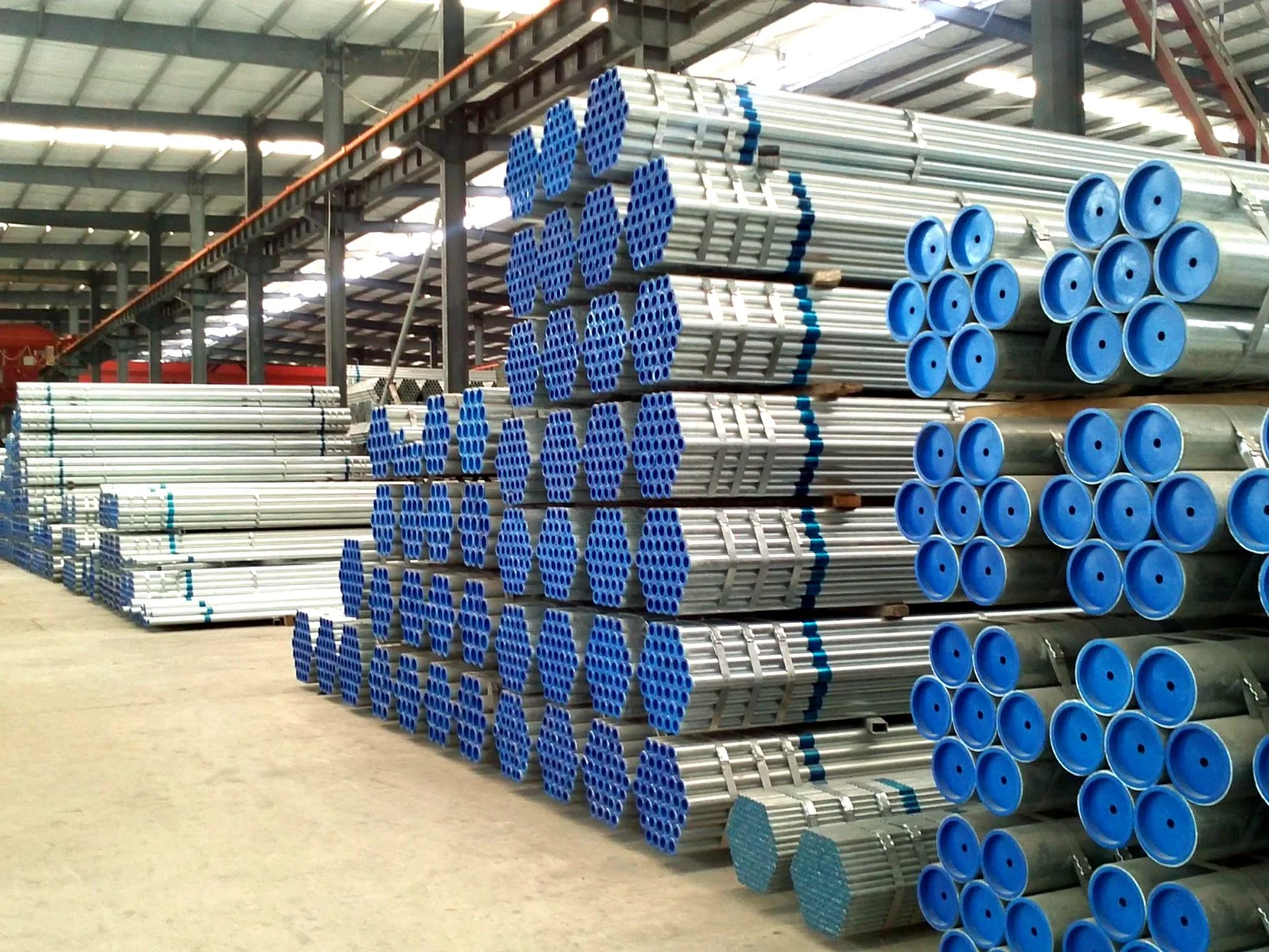 Hot DIP Galvanized/Pre Galvanized/Galvanized Pipe/Gi/Round Pipe/ERW Steel Pipe/BS1387/ASTM/1.5"/2"/Galvanized Greenhouse Pipe/Galvanized Steel Pipe