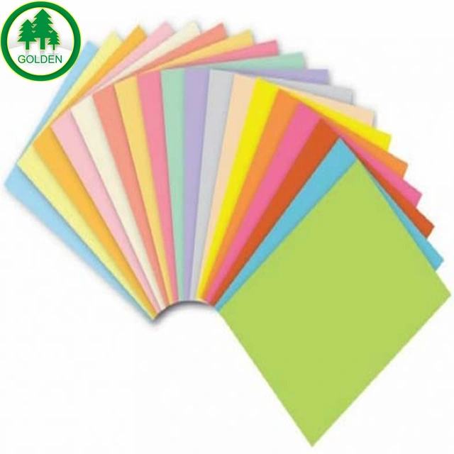 Paper Board Boardcolor bristol de couleur A4 du papier copie couleur du papier offset papier d'impression papier à écrire dans l'École de fournitures de bureau de la papeterie de bureau d'alimentation