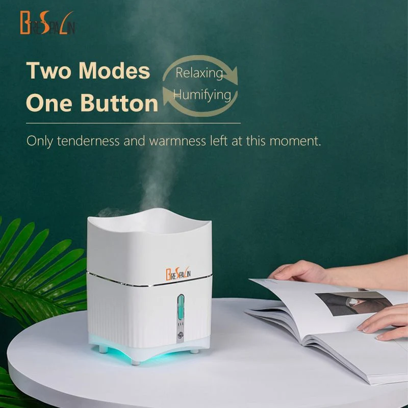 7 Color Breath Light Humidifier with Mist Circle Generator 2020 New Design