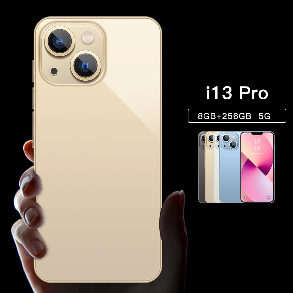 Billig Original I 13 pro Max 6,8inch 256GB 108MP 4G 2 SIM Typ C MTK AMOLED Cell Music Camera Game Smartphone