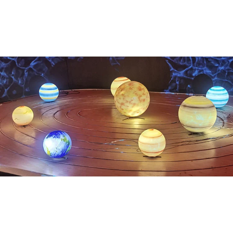 Planet Ball Star Moon Earth Motif Lights for Holiday Park