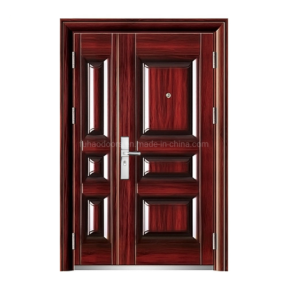 One and Half Security Steel Office Entrance Doors Homes with Popular Design