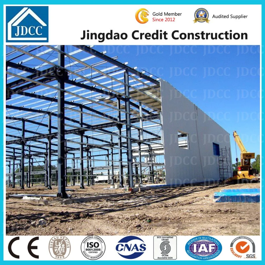 Space Frame for Durable Long Life Time Prefab Steel Structure Warehouse Prefabricated House Building