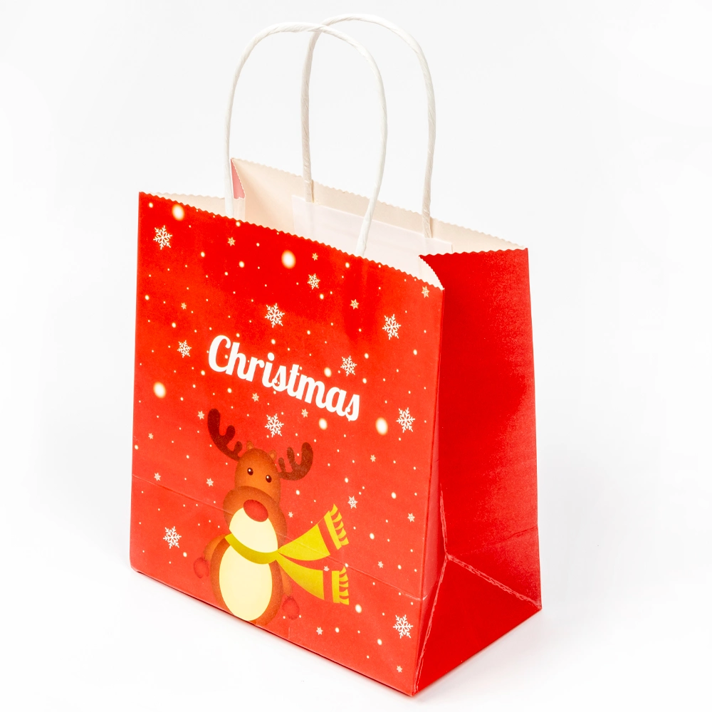 2021 Newly Designed Christmas Paper Gift Bags