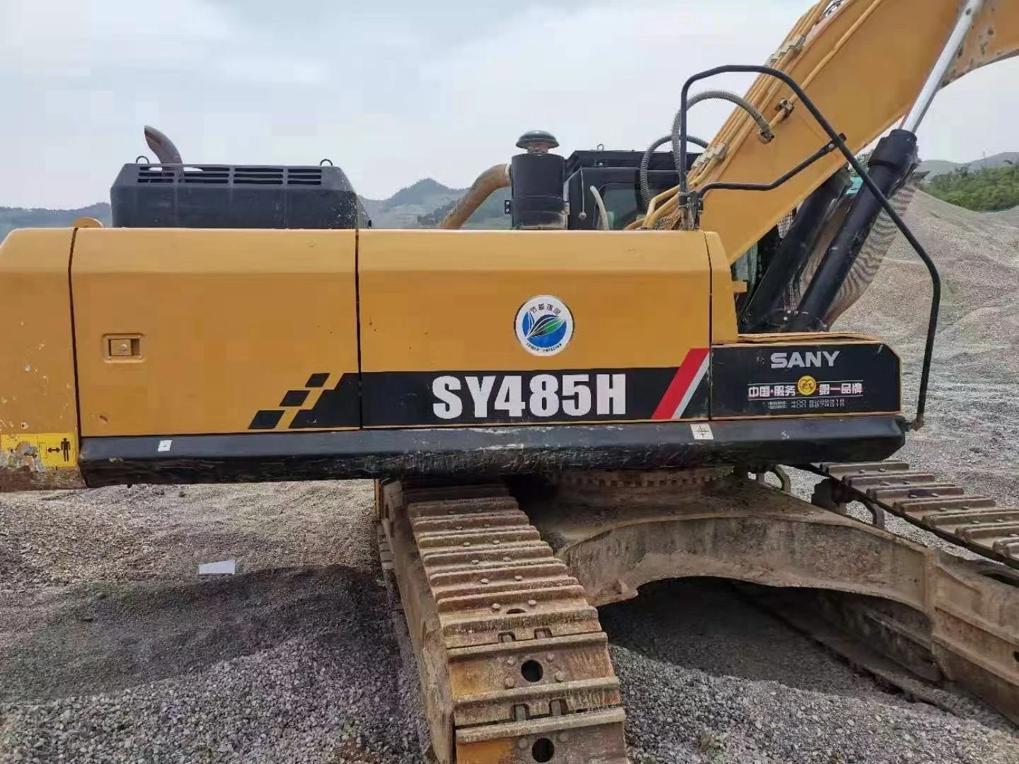 Second Hand Hydraulic Crawler Used Digger Excavators Big 49 Ton Construction Machinery Equipment Machine Excavadora Usada Sany Sy485h