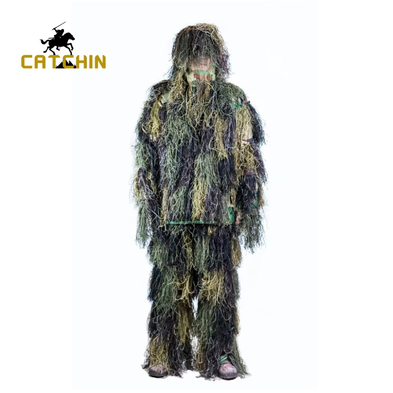 Costume de chasse au camouflage de la jungle Sniper costume militaire de camouflage Sniper Ghillie Costume