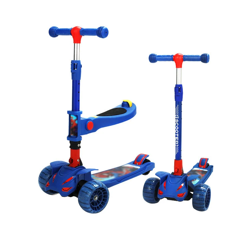 Hot Sale Kids électrique pliant 3 roue Kick Scooter enfants Kids' Scooter de pulvérisation pour les enfants avec de la musique Kids scooter