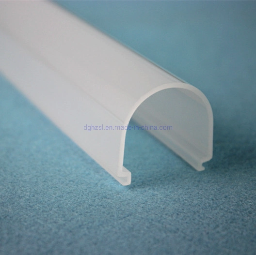 Custom-Made PC Plastic Extrusion Lens for LED Tube Light Housing with Good Price