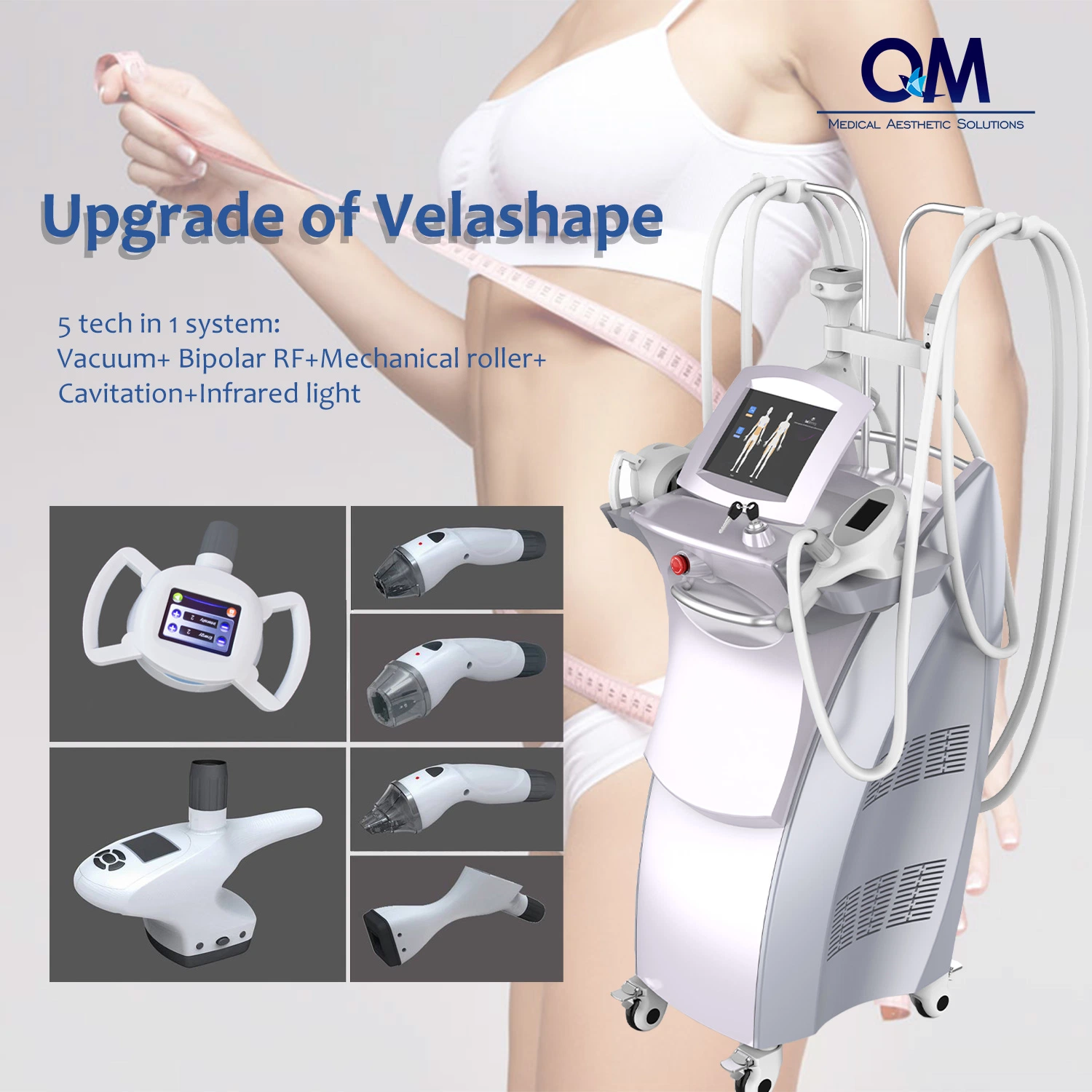 Ishape III+ 5 in 1 Karosserieform RF Roller Vakuum Ultraschall Kavitation Gewicht Fettabbau Körper Sculpting Machine Cellulite Entfernen Body Management