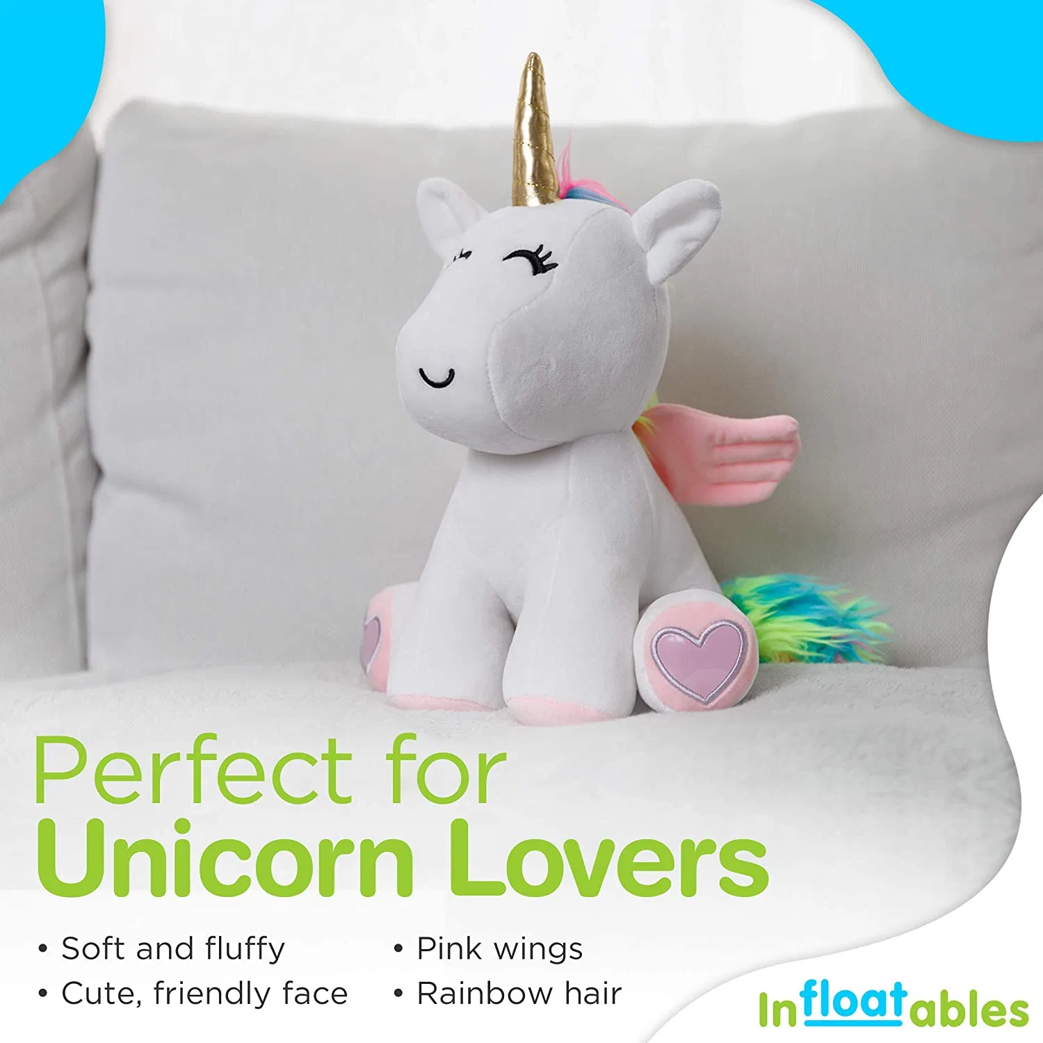 Unicorn personnalisé Hotsale jouets pour enfants doux et moelleux jouet en peluche à la promotion pour le bébé BSCI Sedex ISO9001