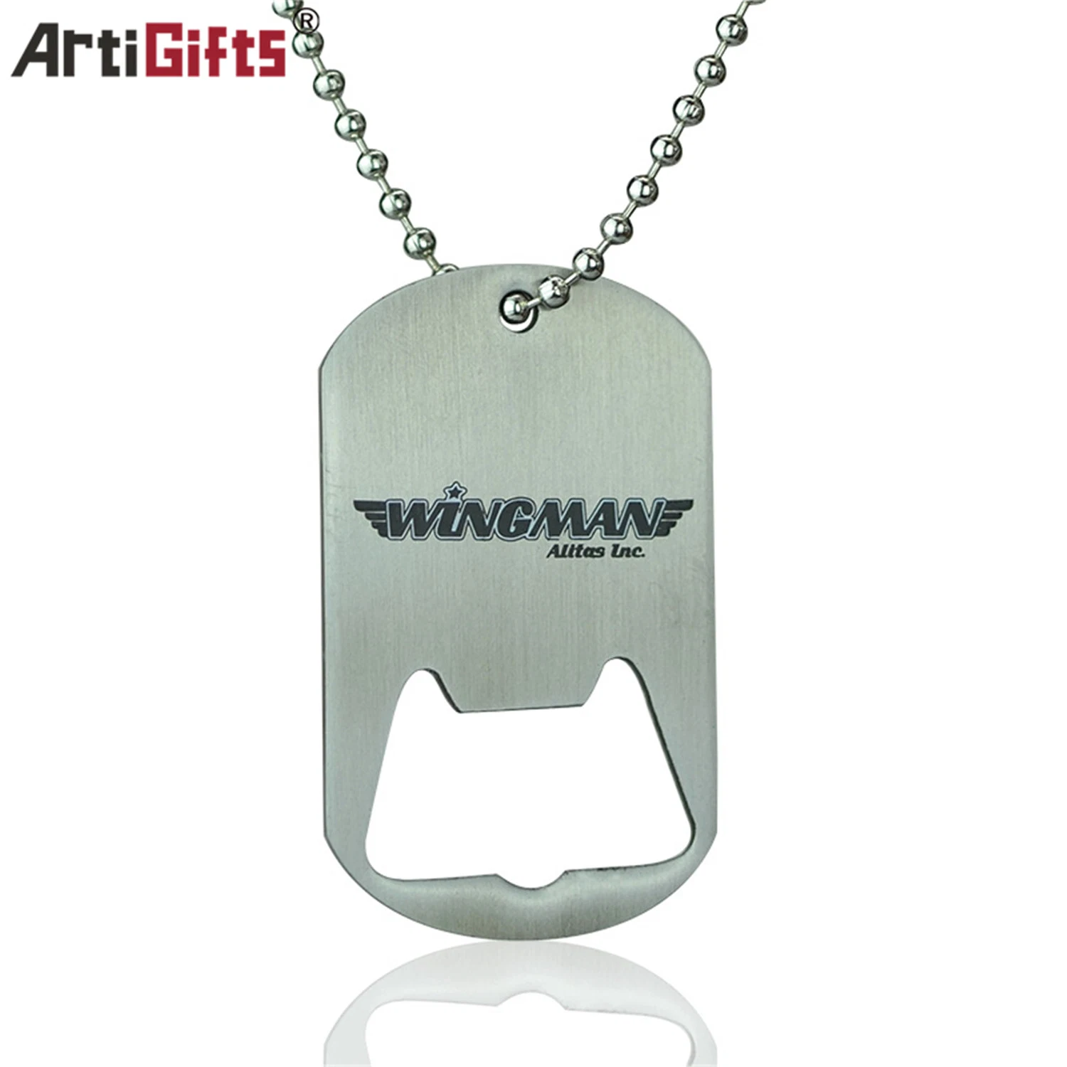 Dog Tag personalizado con logotipo grabado