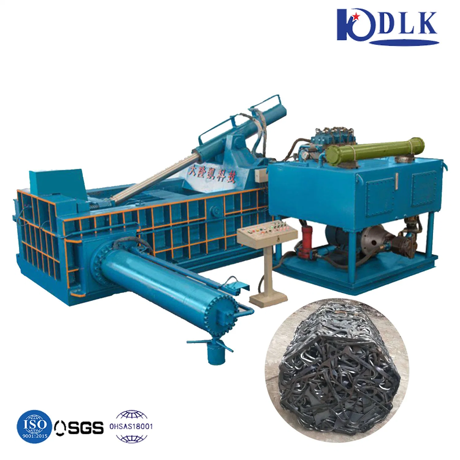 Y81f-160 Iron Aluminum Copper Wire Recycling Equipment Pressing Bales