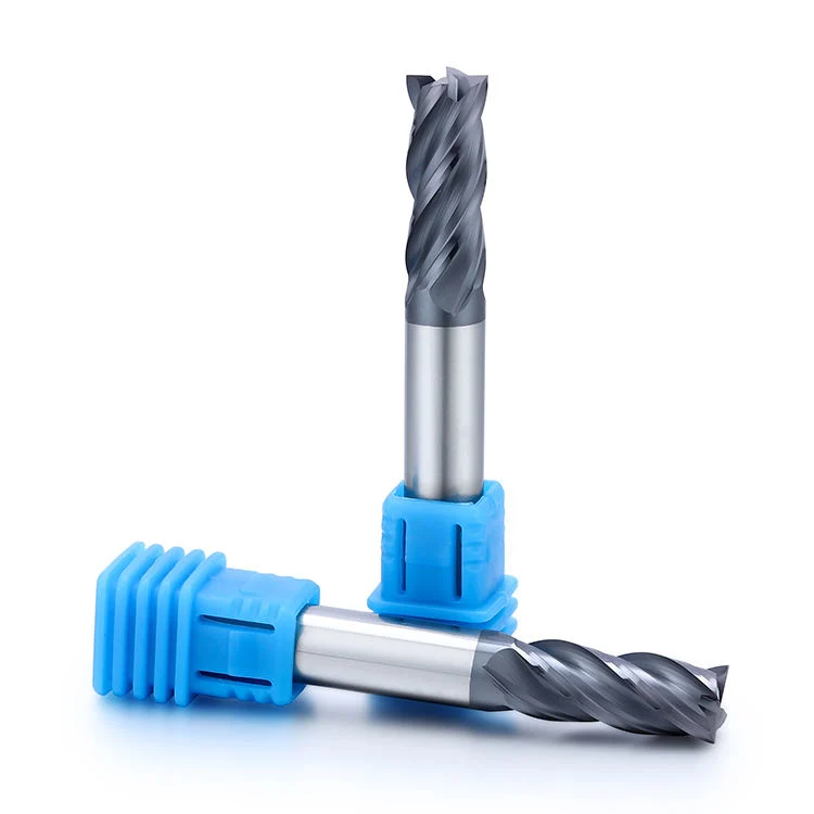 CNC Tools Tungsten Carbide HRC55 Straight Shank 16mm Raghing Carbide End Milling Cutter