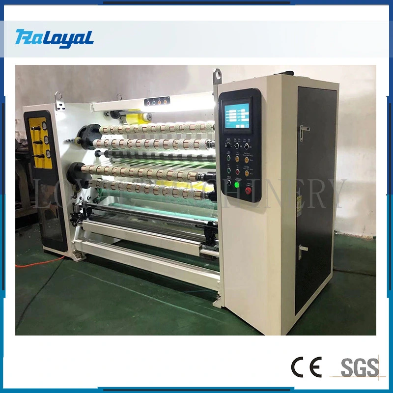 PLC Control China Manufacture OPP Adhesive Tape Slitting Rewinding Production Line