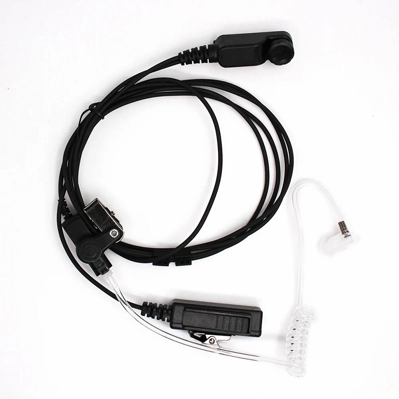 Kac-A01-ex auricular com tubo de ar auricular microfone para auscultadores