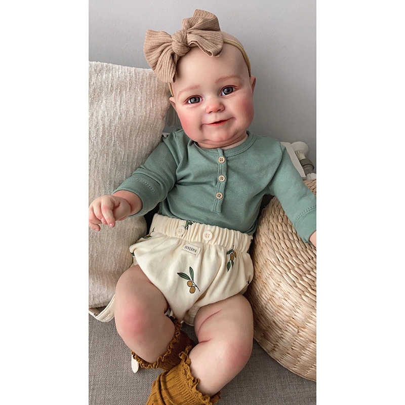 24 Inch Maddie Reborn Baby Doll Handmade Bebe Reborn Doll Lifelike Newborn Baby