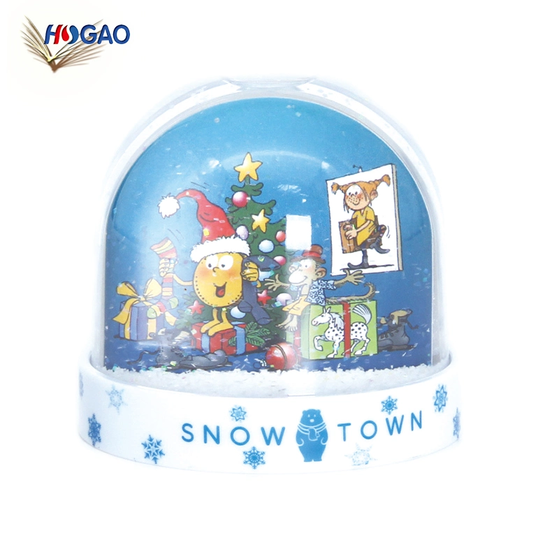 Plástico de forma personalizada Snowglobe