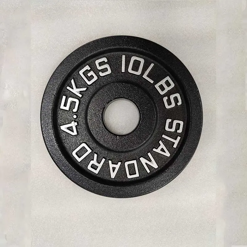 Marca OEM lb de peso de las placas de hierro fundido para gimnasio