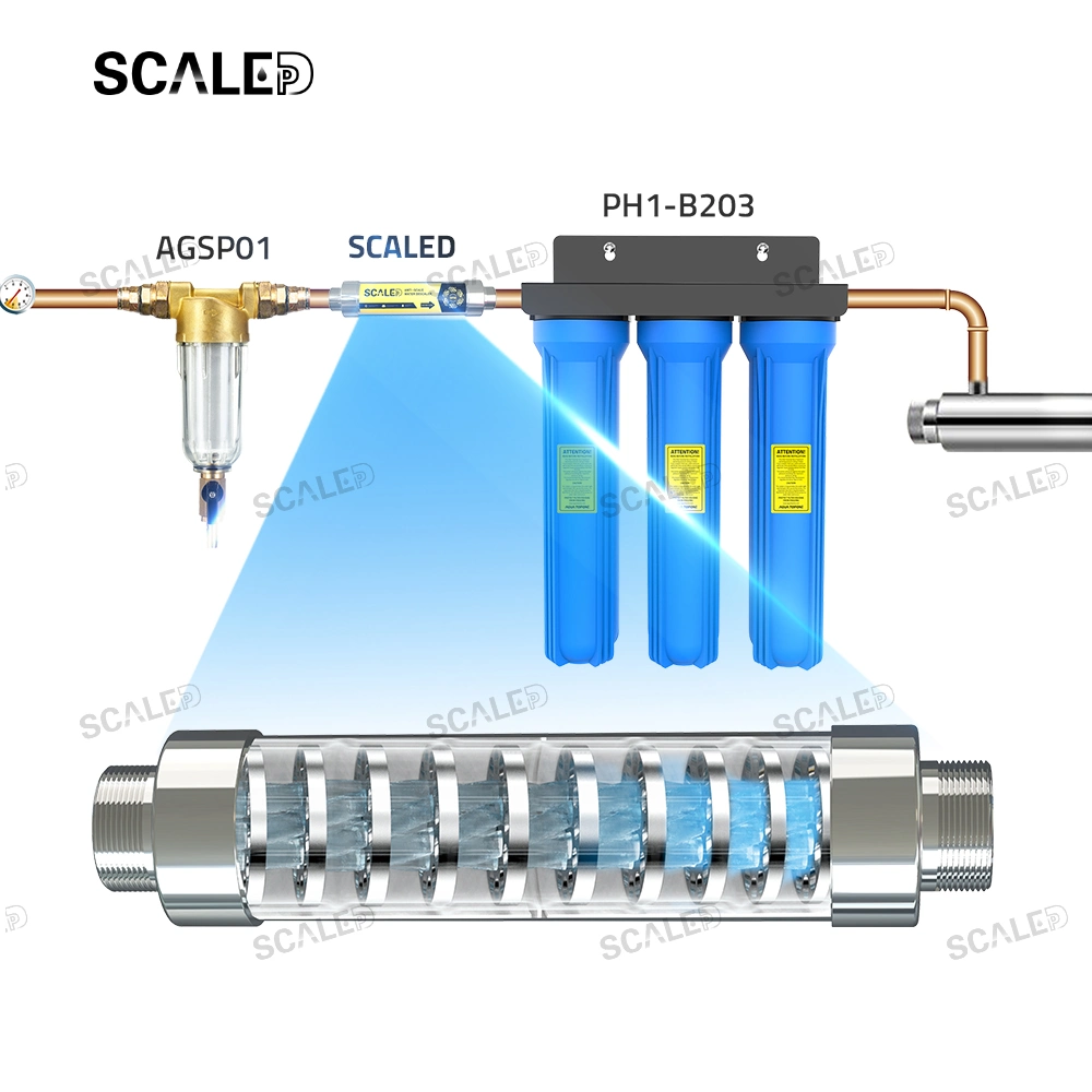 Scaledp Salt Free Commercial Machine Washing Cleaner Conditioner Water Descaler Solution Corporate Water