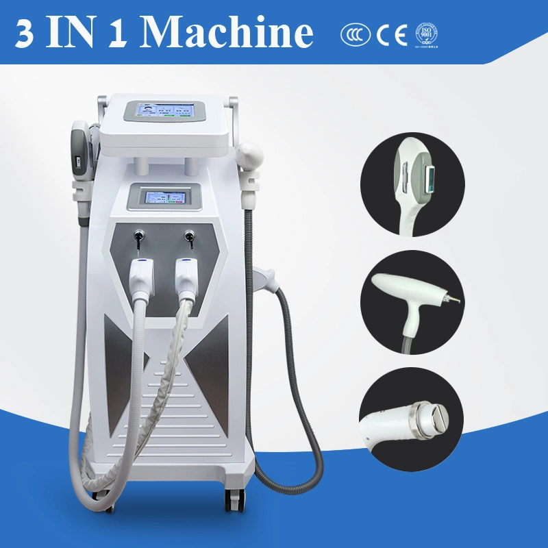 Beauty Equipment Multifunctional 3 in 1 Elight Laser IPL Hair Removal RF Machine