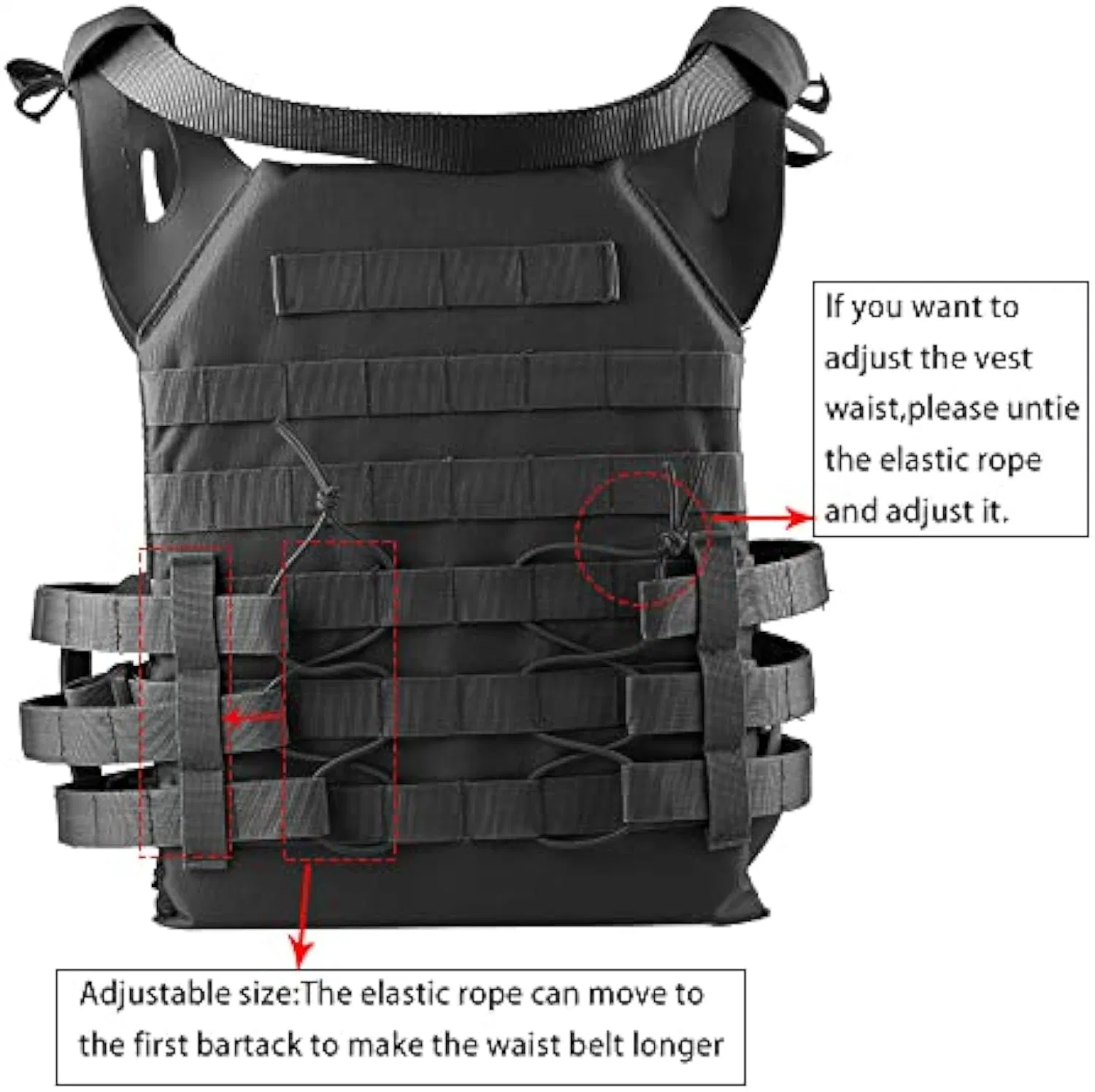 Outdoor Tactical Vest for Men Jpc Protective Modular Military Vest