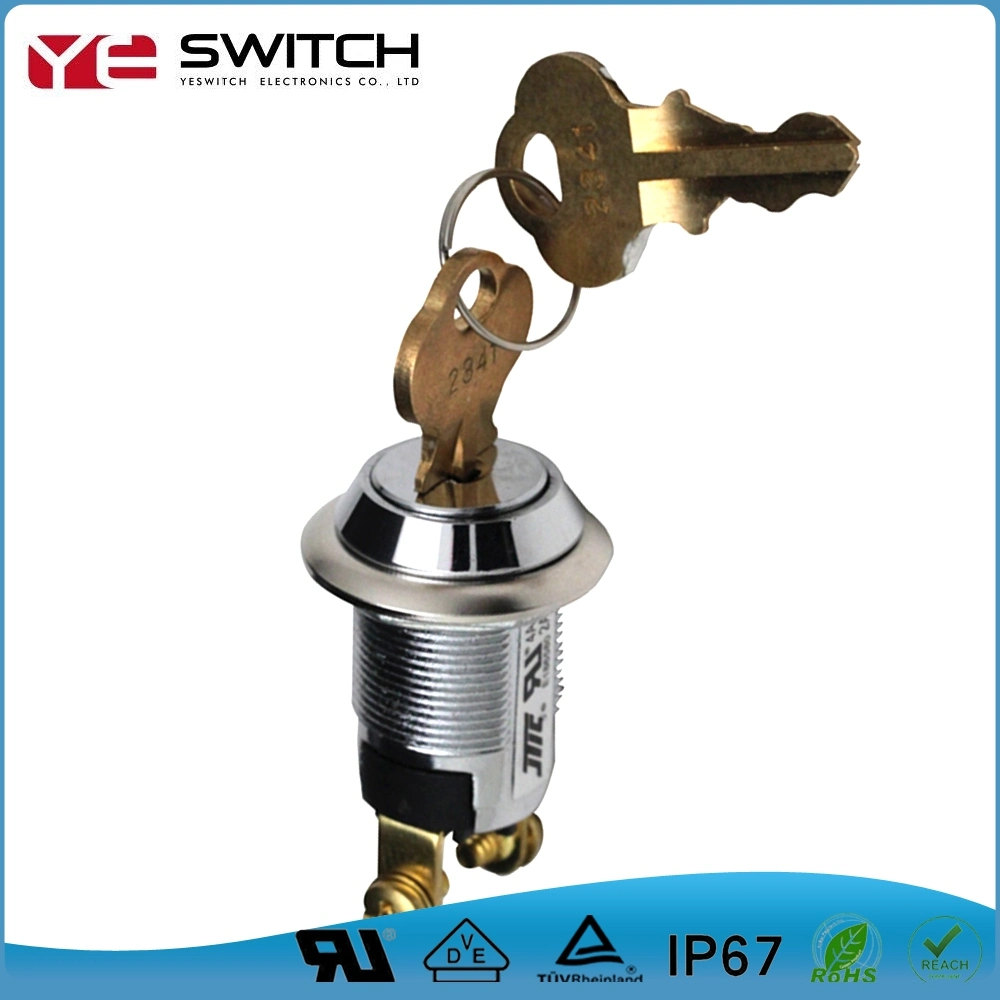 UL Certificated Lacking Durable Standard Lug Key Lock Switch Supplier