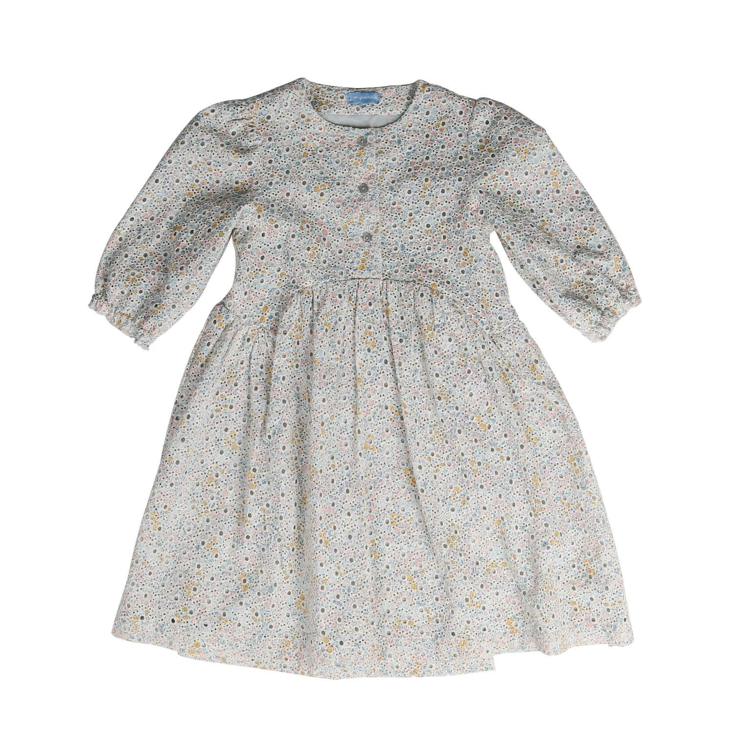 Enfants Enfants de vêtements de mode fille robe de tissu tissé avec broderie