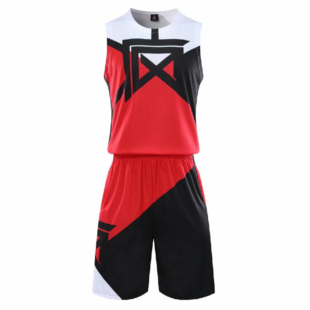 SJ-UB2001 Youth Sublimation Printing Basketball Kits Uniform Basketball Shorts Set