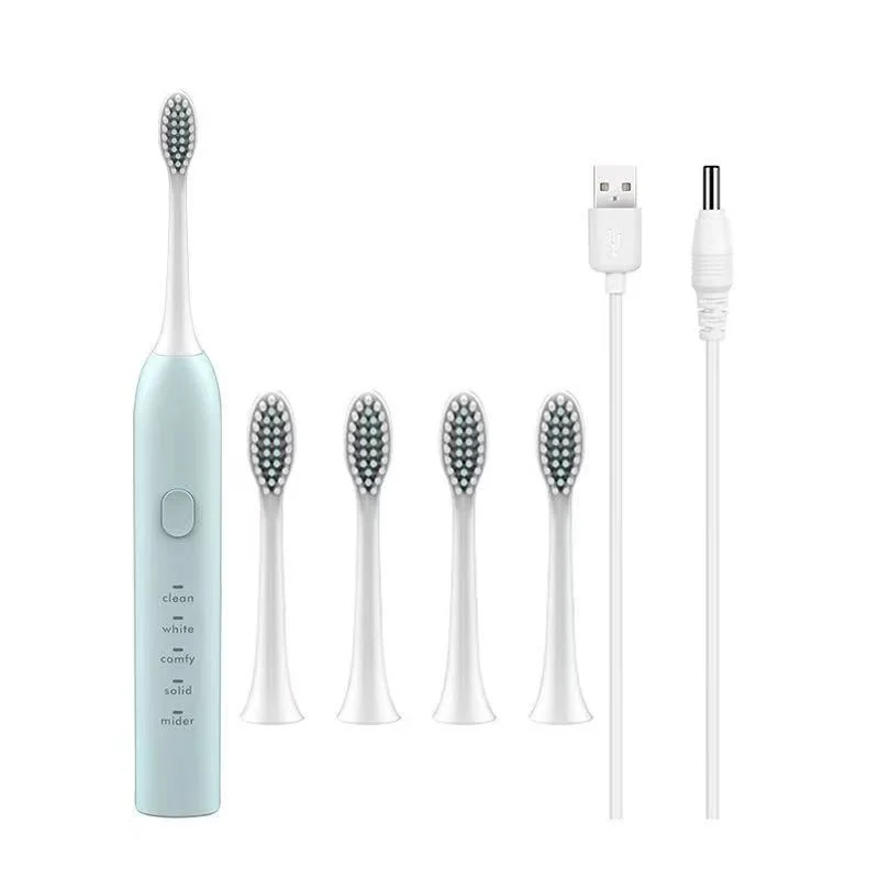 precio de fábrica cepillo dental eléctrico con batería recargable de Sonic 5 modos de atención de los dientes automático