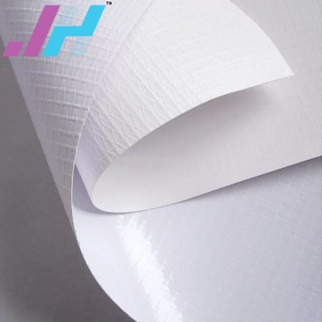 شريط PVC Flex أبيض خلفية 480GSM مواد الطباعة