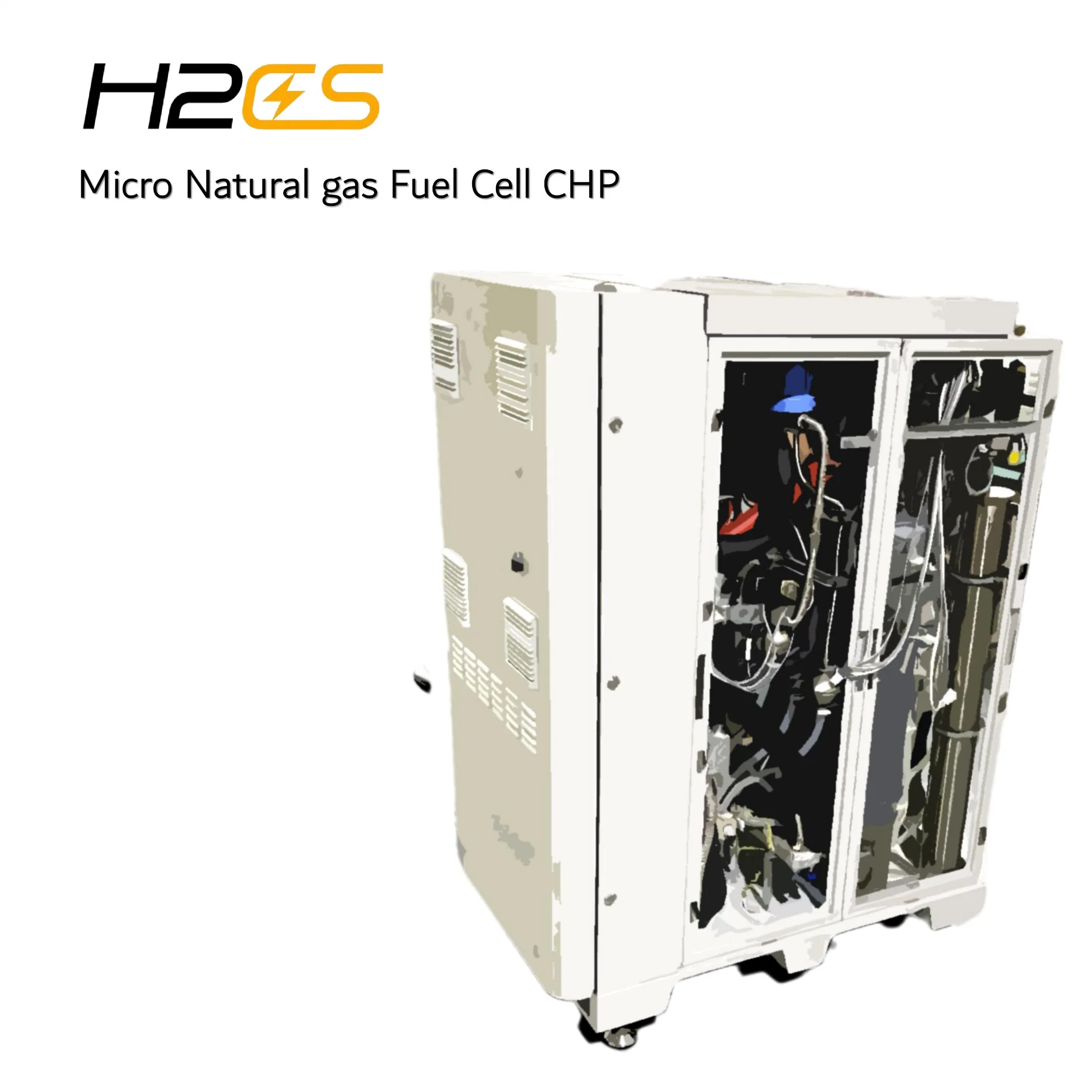 5kw City Gas Power Generator + 7.5kw Heat Generator, Micro Fuel Cell CHP System for Office / Residential Buildings