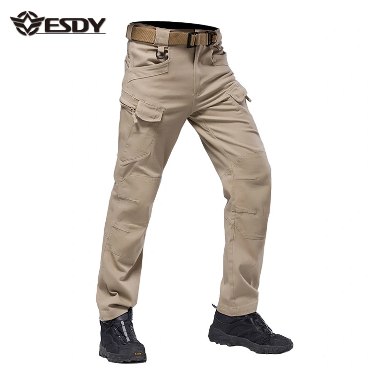 Pantalons de sport tactiques IX7 pour la randonnée en plein air et l'entraînement militaire.