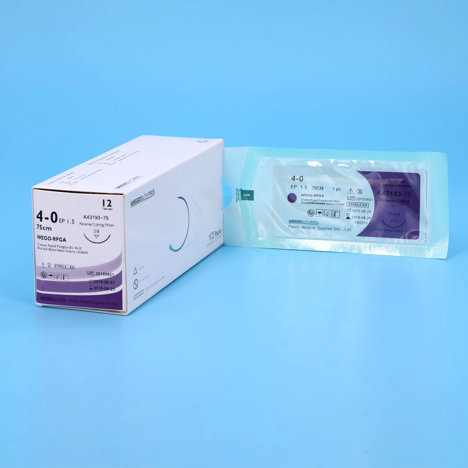 Wego Undyed PGA Rapid Surgical Suture Products