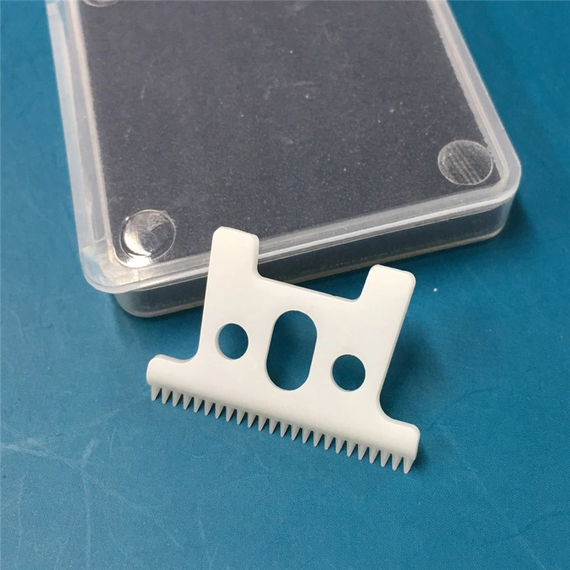 Durable Holes Small Teeth Zirconia Zro2 Ceramic Slim Hair Clipper Blade