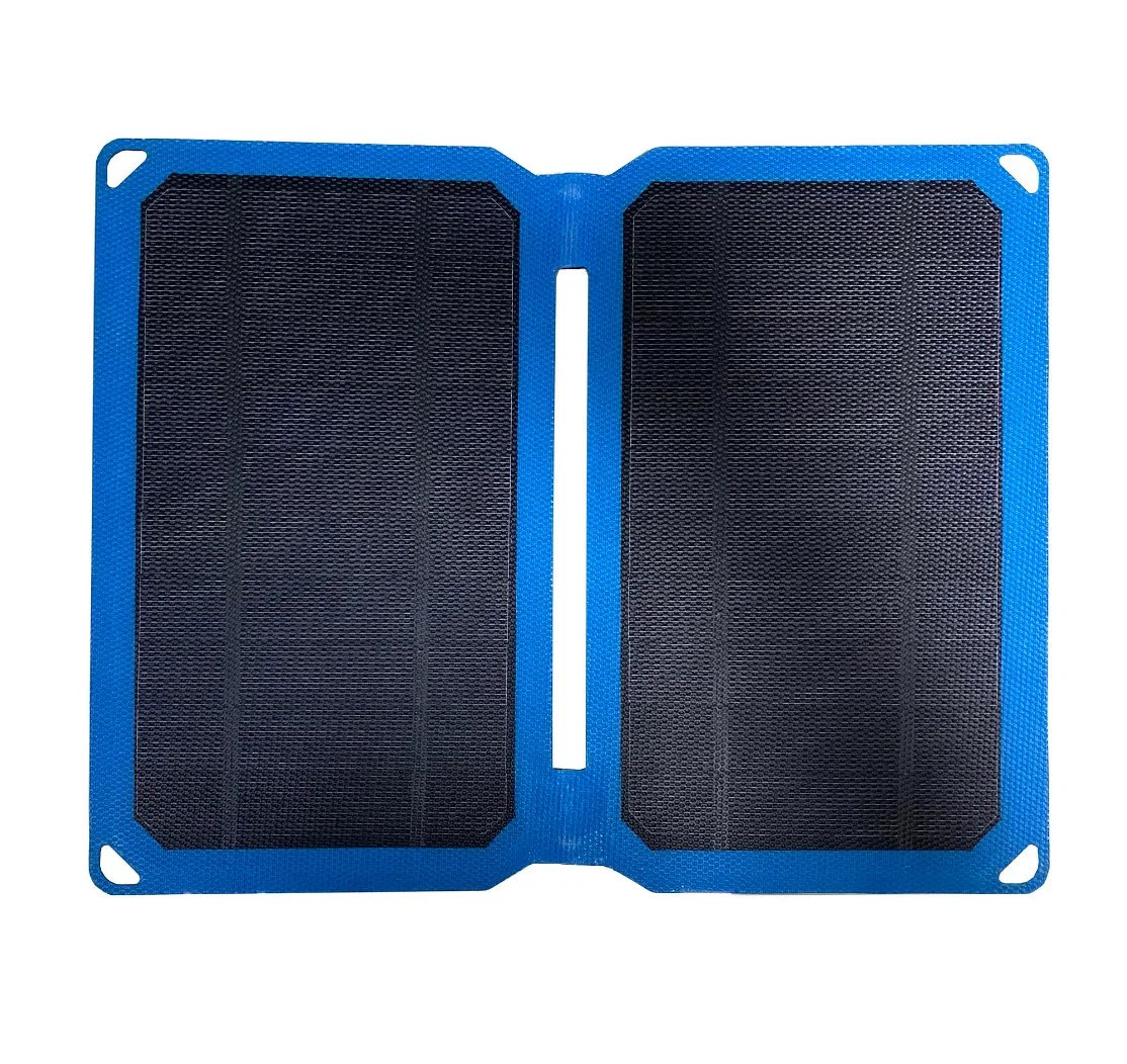 Portátil Mini USB Cargador externo Solar Bolsa 10W plegable Solar Panel para Camping de Casa