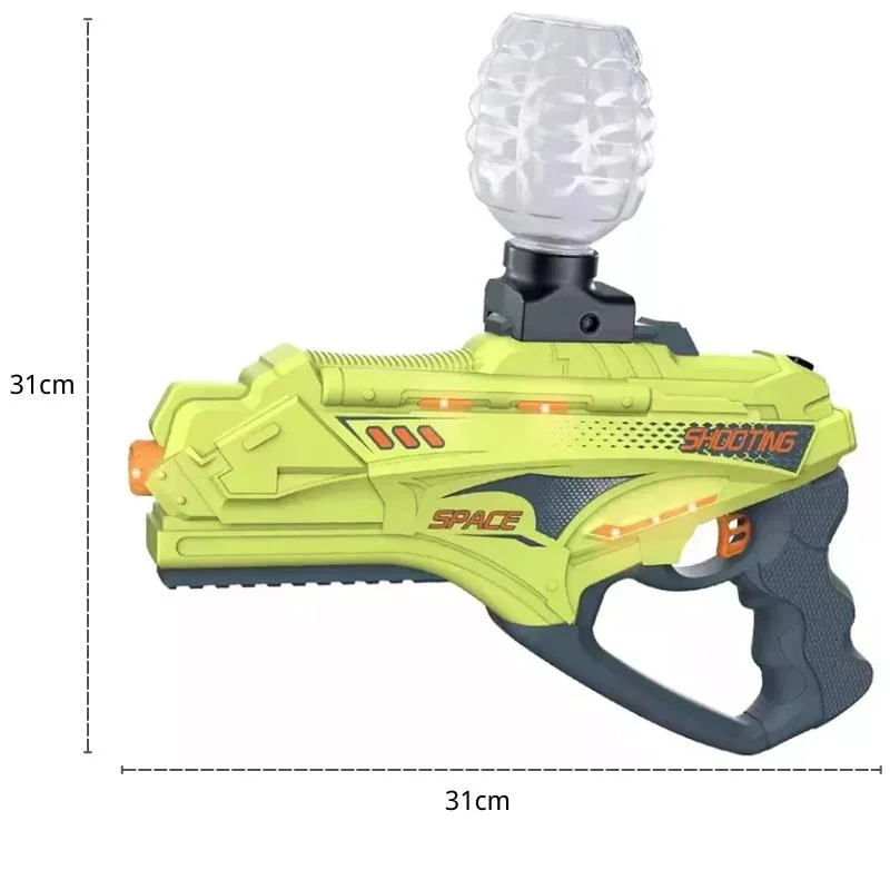 Juego de tiro al aire libre eléctrico bola de gel pistola de Blaster salpicaduras automáticas Bola Blaster agua Bead Gel agua bola armas de juguete