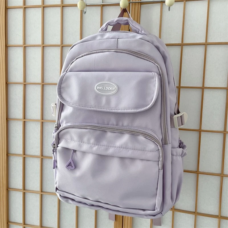 Large-Capacity Student Backpack Korean Style Candy Color Trendy Backpack