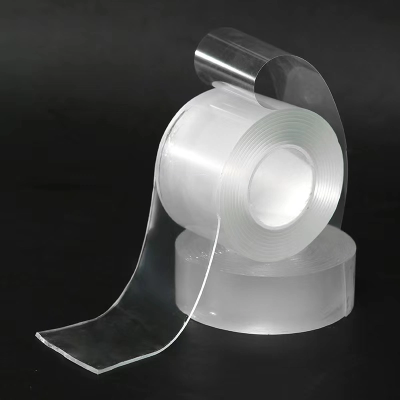 شريط شفاف قوي من نوع Super-Stick يمكن إعادة استخدامه من نوع Nano PE Acrylic