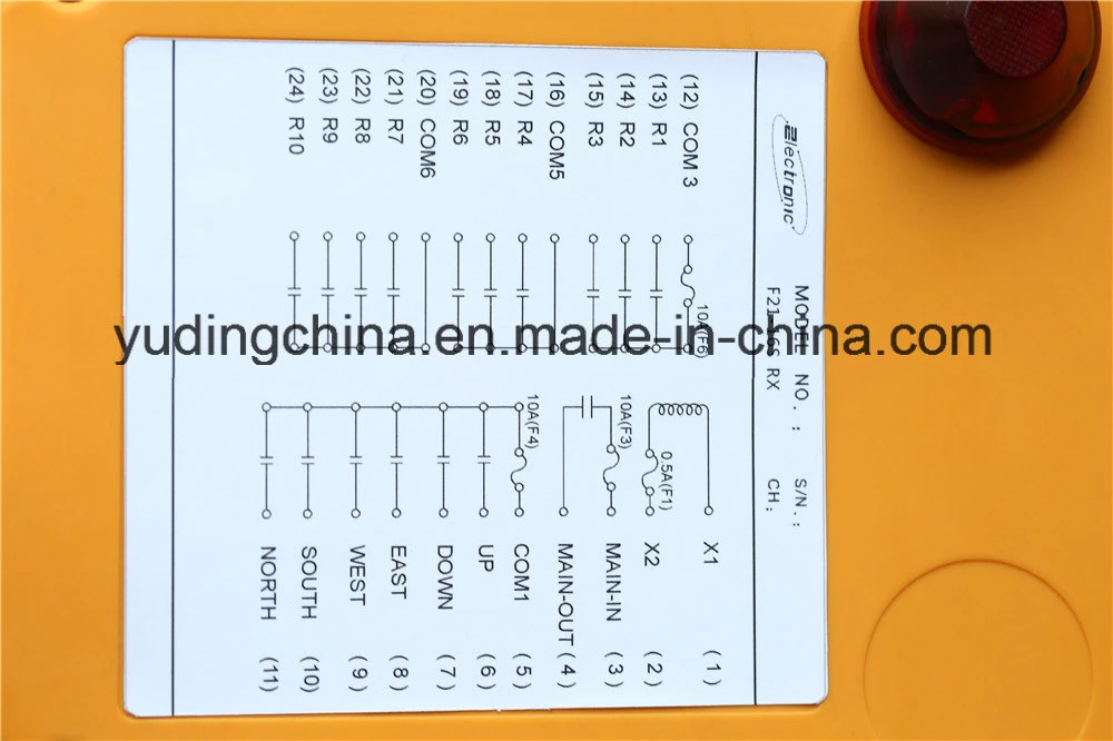Up Down East West multi- Control del interruptor de función F21-16S 16 Canales para equipos de trabajo pesado/elevador o grúa