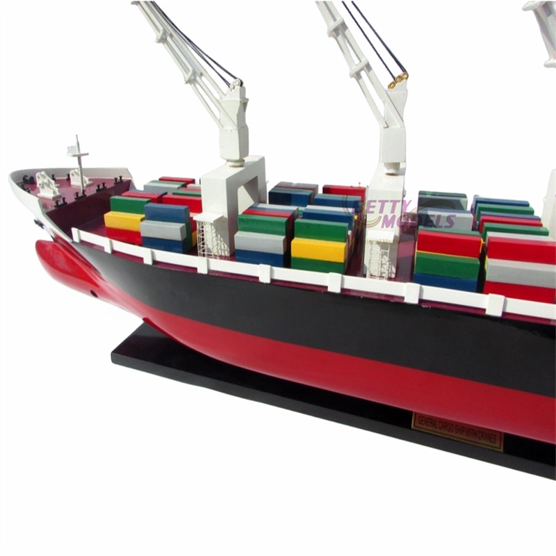 Professional 3D Container Ship Scale Model Making General Cargo Vessel Model Boat